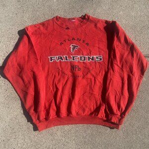 Atlanta Falcons NFL Red Crewneck Sweatshirt